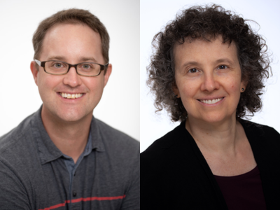 Headshots of Drs. Jonathon Ditlev and Julie Forman-Kay.