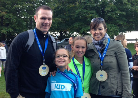 Siena McLaven and family members