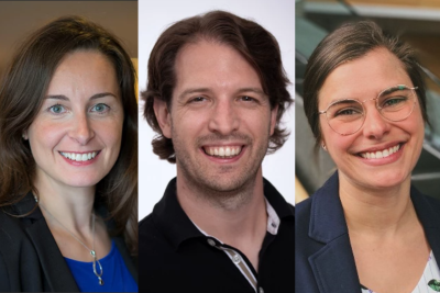 Natasha Saunders, Daniel Rosenfield and Gabrielle Freire