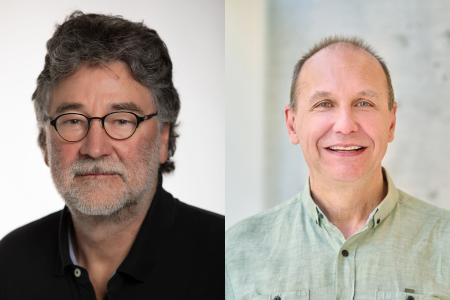 Headshots of Drs. Andreas Schulze and Alexey V. Pshezhetsky